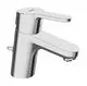 HANSA-Einhebelmischer-Waschtischbatterie-HANSAPRIMO-4957-Kupferrohr-Zugstangenablaufgarnitur-Ausladung-107-mm-DN15-Chrom-49571103 gallery number 1